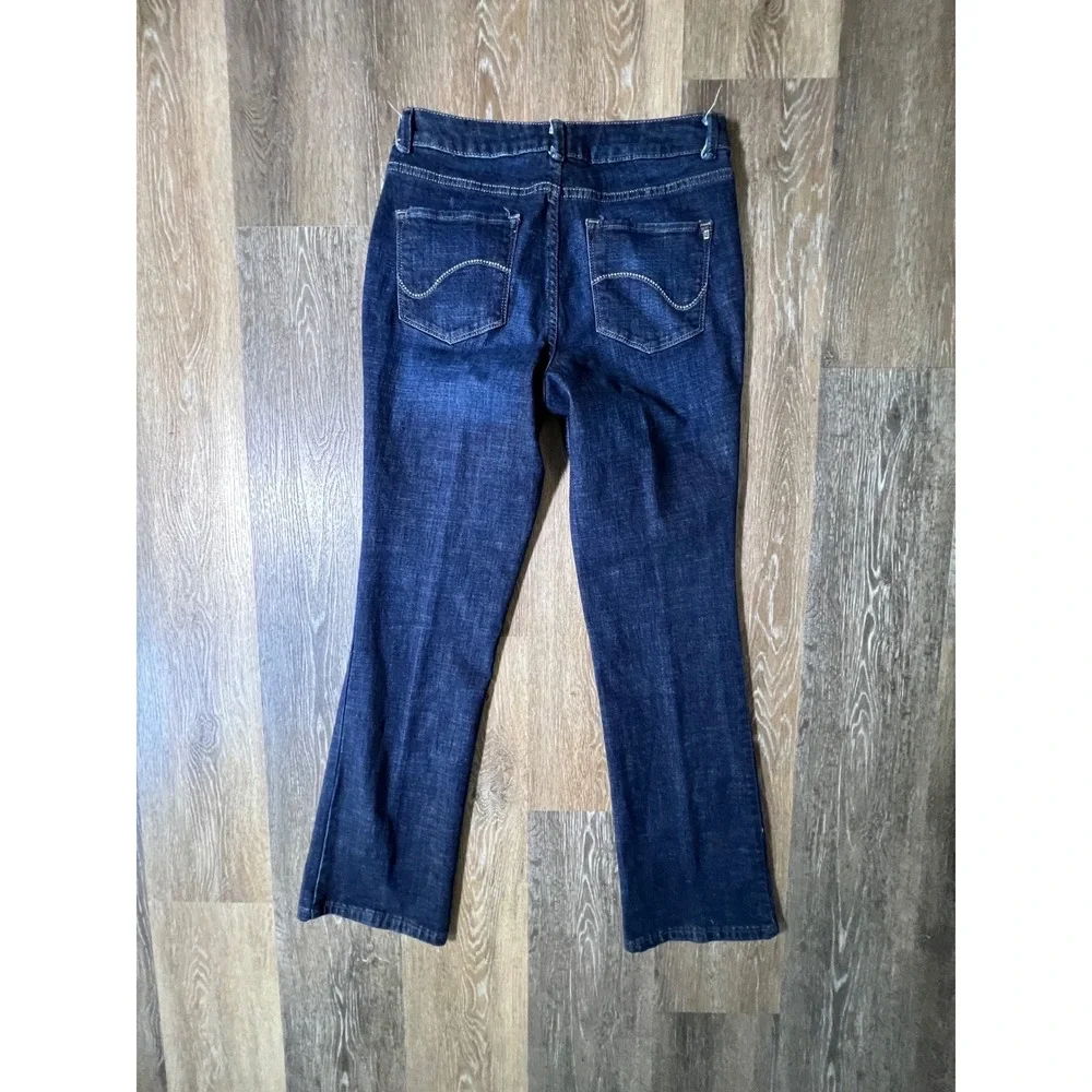 Lee Bootcut Jeans Women 10 Medium Blue Excellent Curvy Fit Modern Series Indigo